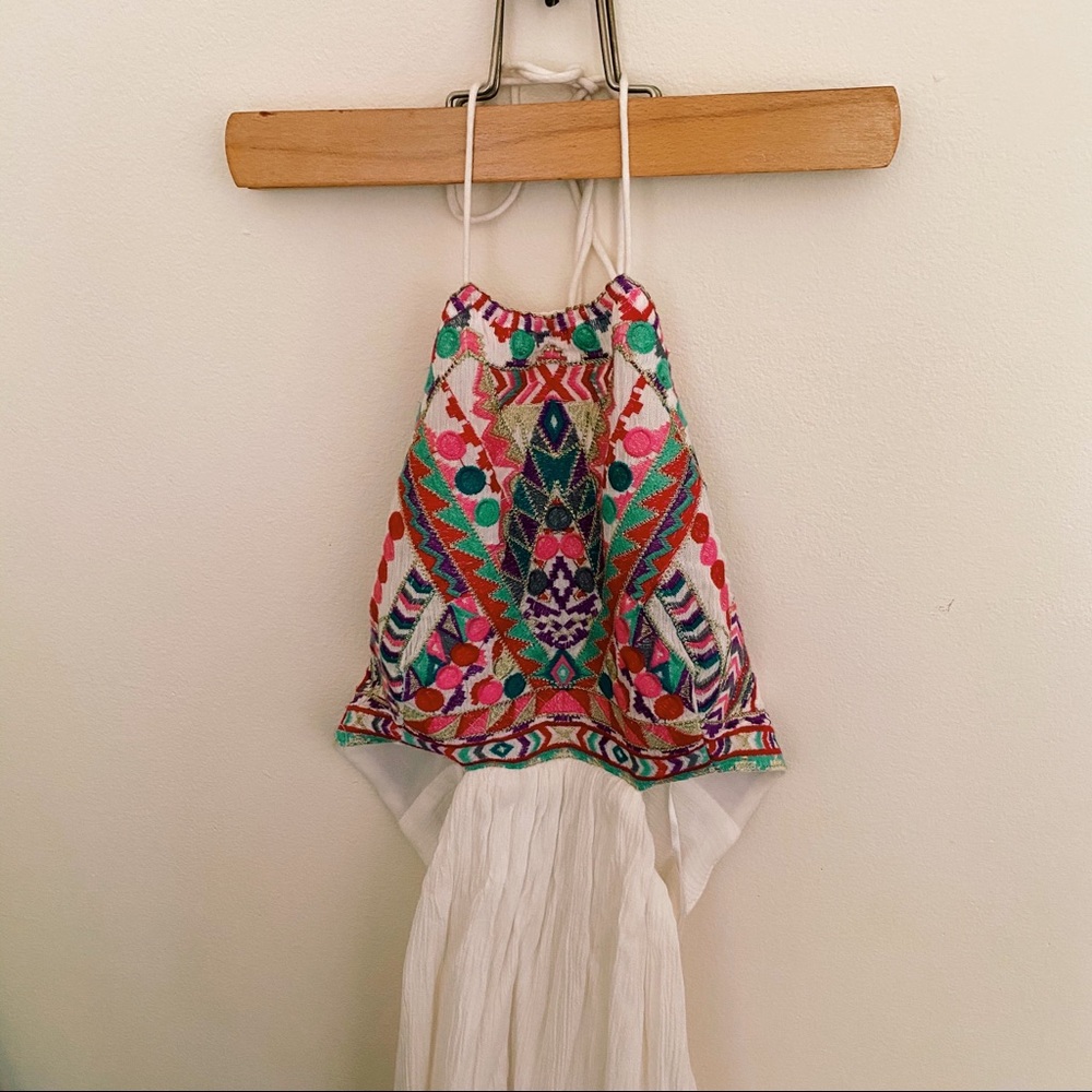 Cut-Out Halter Dress